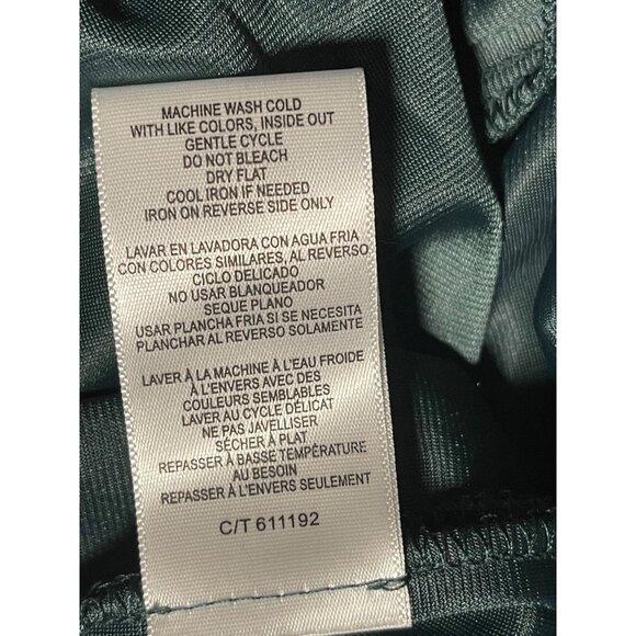 Taylor Womens Dark Green Velvet Maxi Dress Spaghetti Straps Size 2 Holiday Party - Picture 9 of 12